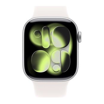 Apple Watch Series 11, 42 mm, Silver Aluminum Light Blush Sport Band M/L